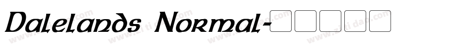 Dalelands Normal字体转换